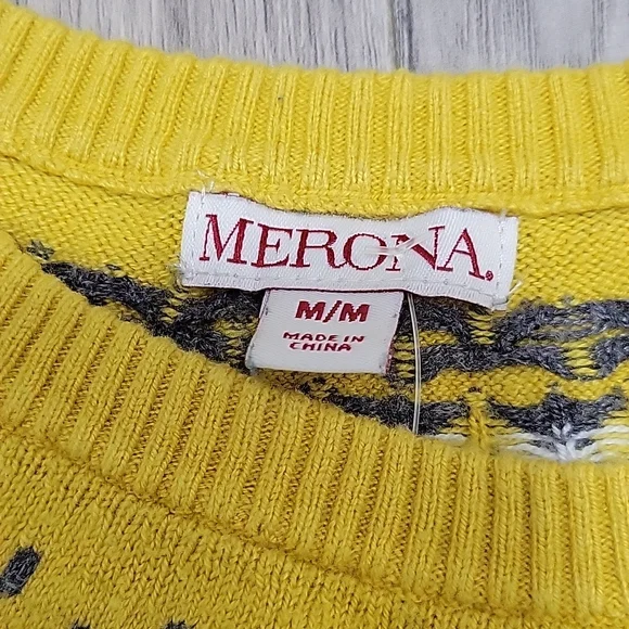 Merona Sweater Geometric Detail - Picture 3 of 4